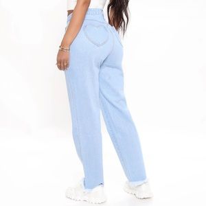 New FashionNova mom jeans